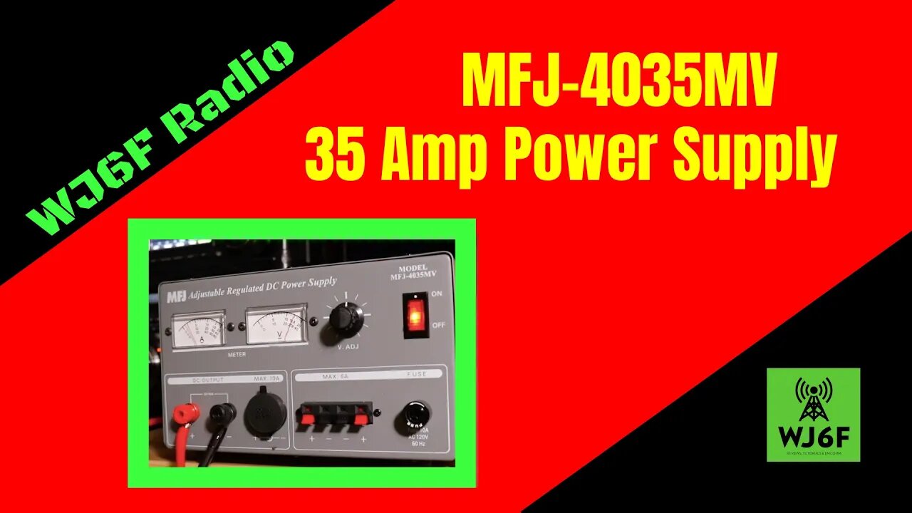 MFJ-4035MV 35 Amp Power Supply