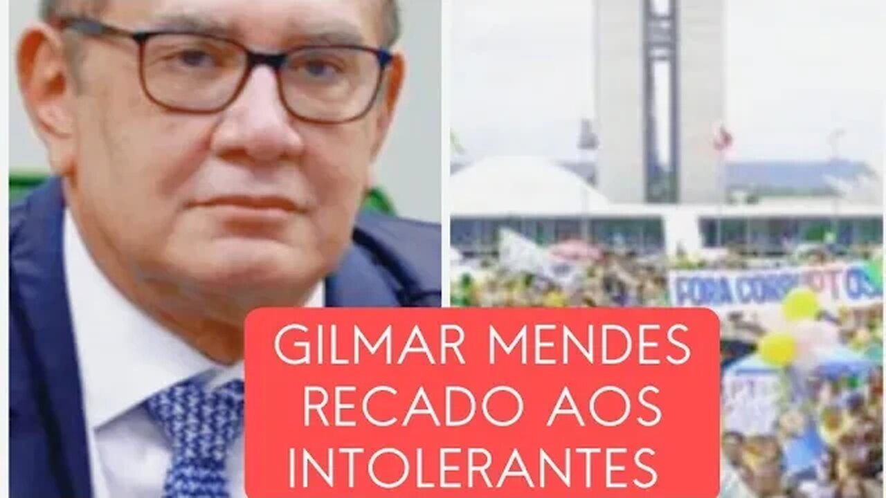 Gilmar Mendes coloca ordem na casa e comenta sobre o intolerantes de 8 de janeiro em Brasília