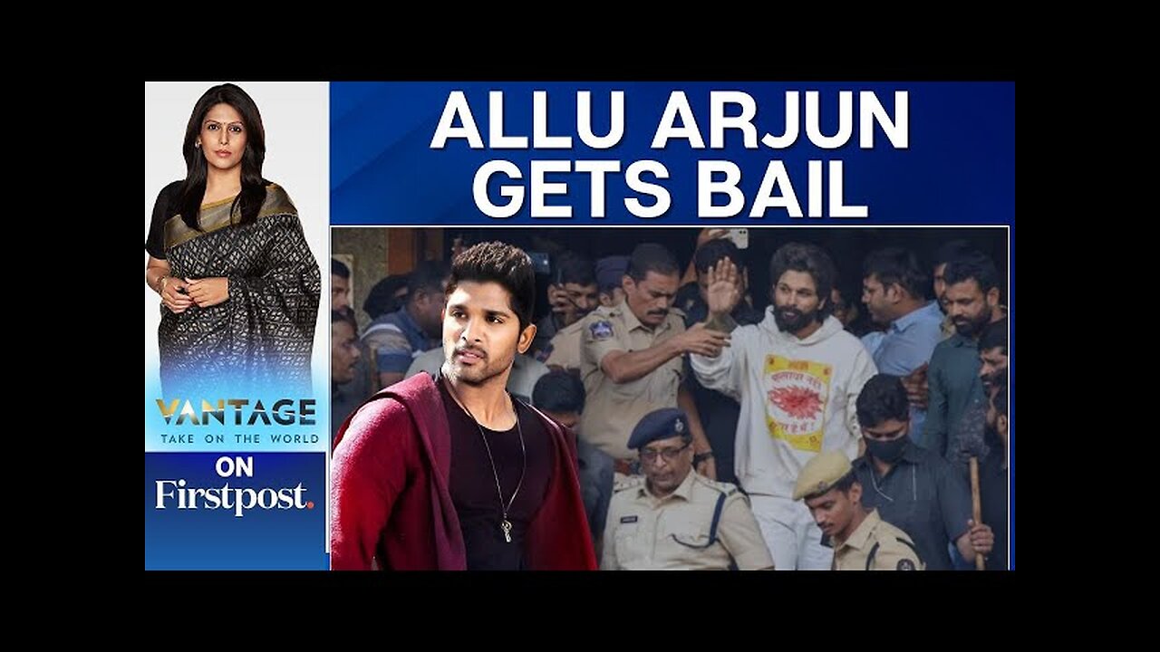 Actor Allu Arjun Arrested in Stampede Death Case, Then Gets Bail | Vantage with Palki Sharma