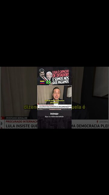 LULA É CAPACHO DE NICOLÁS MADURO! #lula #venezuela #politica #shorts