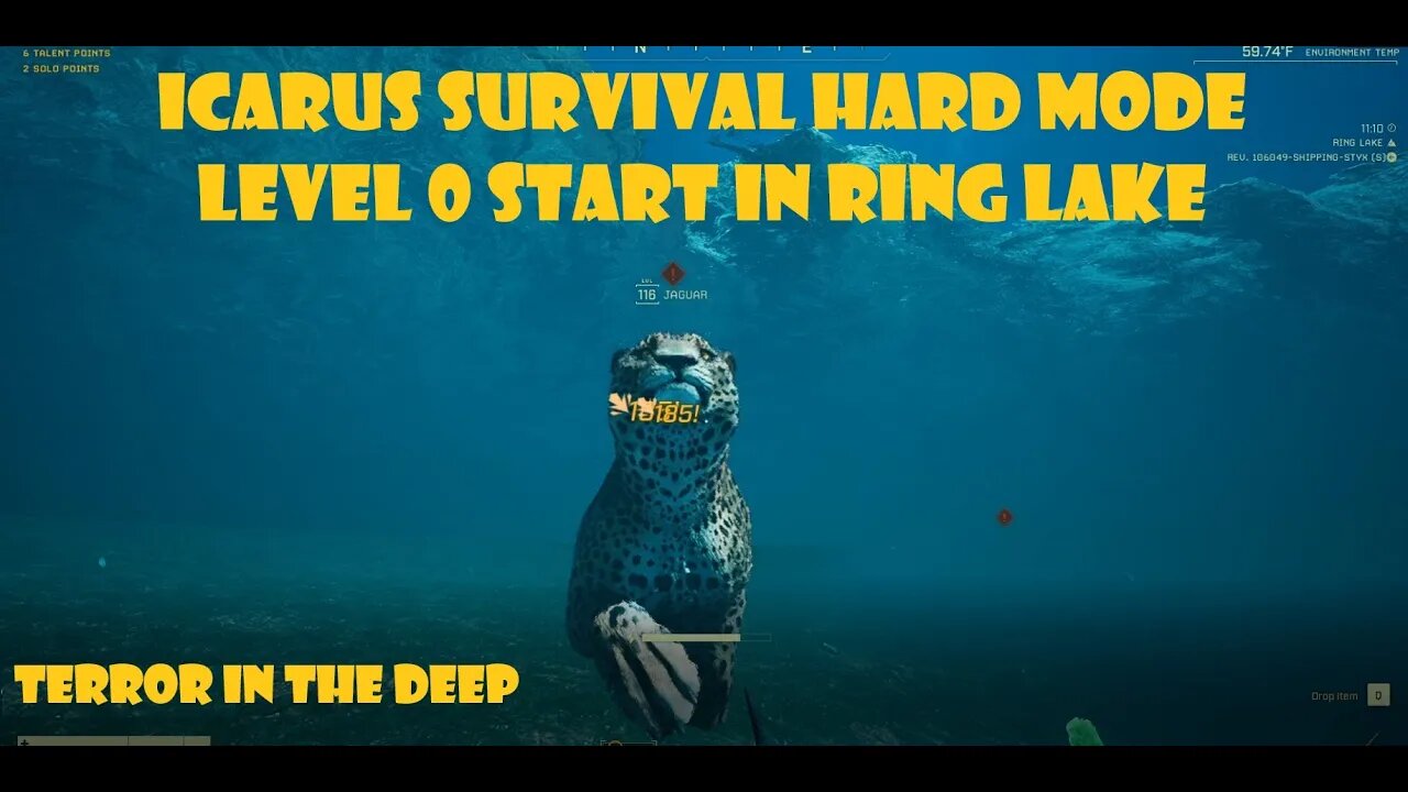 Icarus Survival Hard Mode LVL 0 Start - Ring Lake EP1