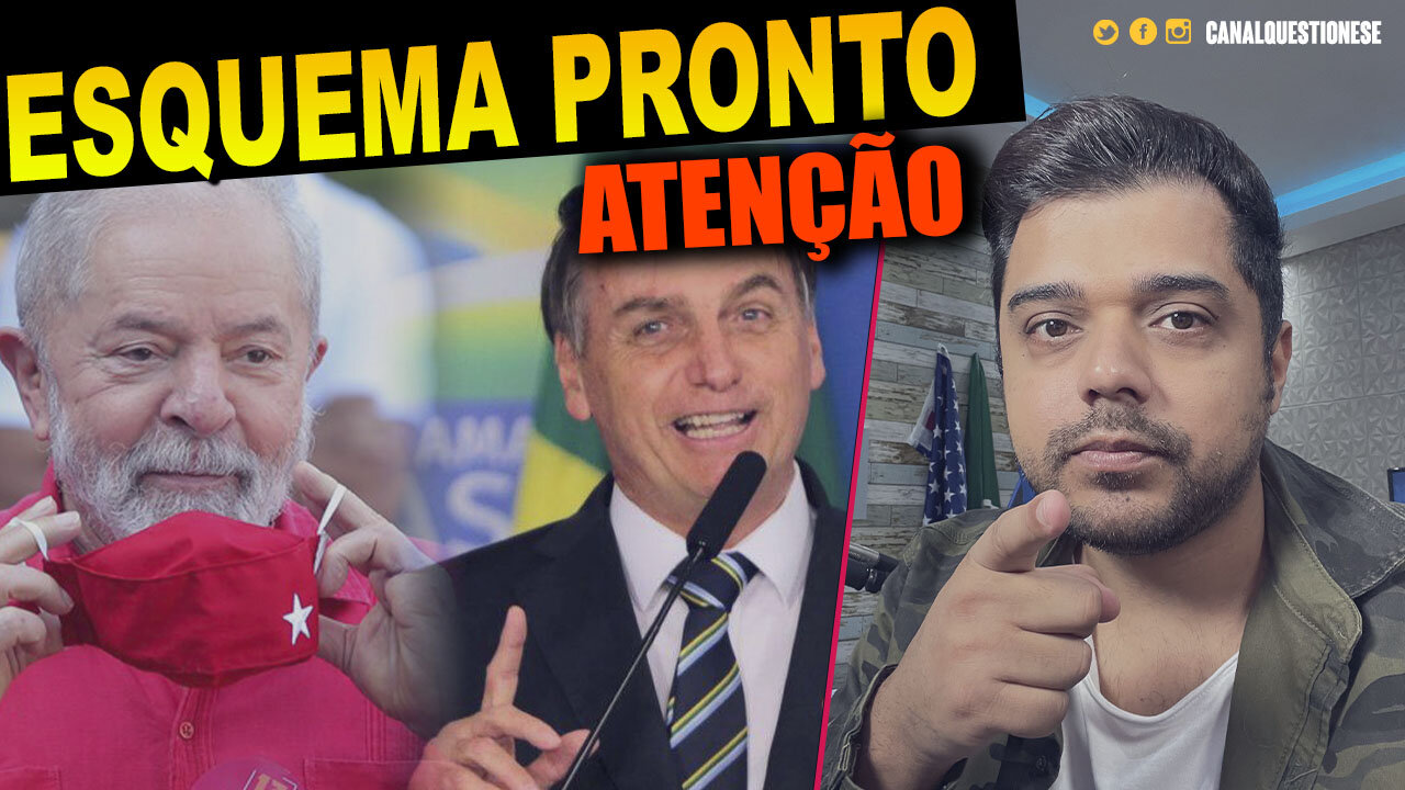 FORAM PEGOS! O ESQUEMA PARA 2022 ESTÁ PRONTO! LUTE HOJE!