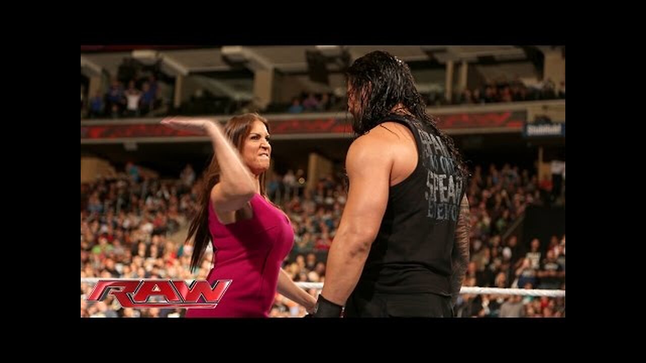 Stephanie McMahon is furious with Roman Reigns- Raw, December 14, 2015