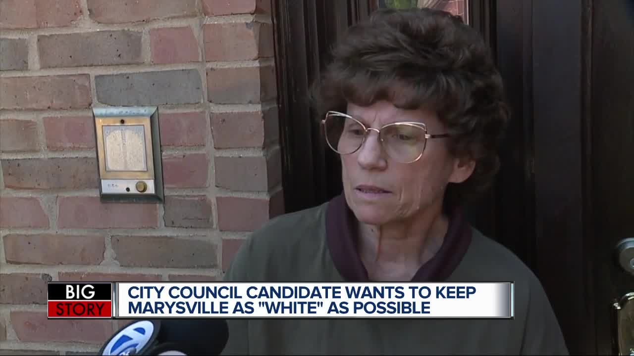 Candidate: Marysville should be as white 'as possible'