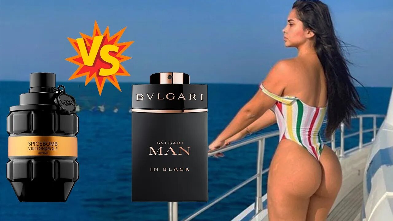 Bvlgari Man in Black vs Viktor Rolf Spicebomb Extreme