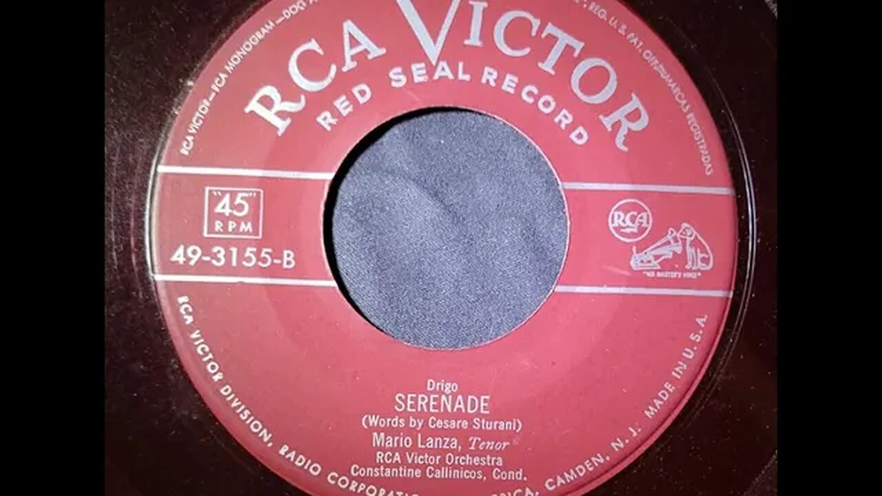 Mario Lanza, Drigo, Constantine Callinicos, RCA Victor Orchestra - Serenade