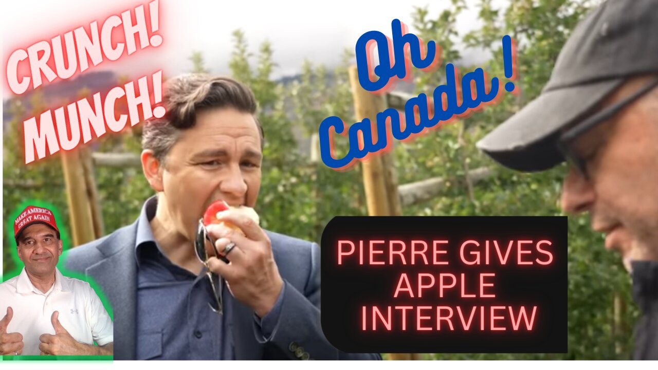 Discover the Astonishing Magic of an Apple: Pierre Poilievre's Masterful Media Presence