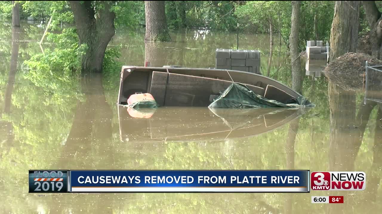 Causeways Removed From Platte River