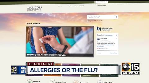 How to spot the differences between allergies and the flu