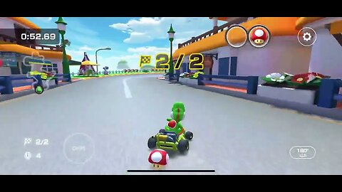 Mario Kart Tour - Yoshi Cup Challenge: Time Trial Gameplay