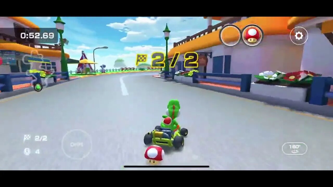 Mario Kart Tour - Yoshi Cup Challenge: Time Trial Gameplay