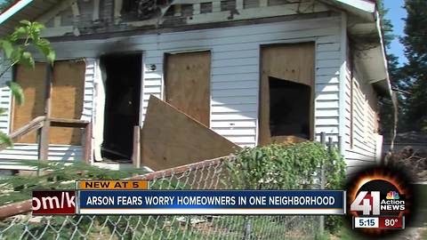 Neighbors believe arsonist is to blame for fires