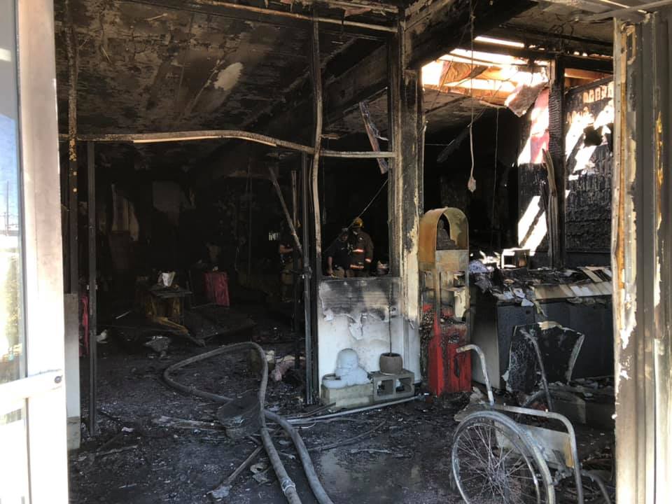 Buddhist temple total loss after fire