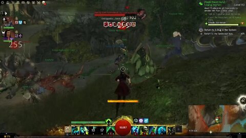 Guild Wars 2 backtrack the second! Helping out a Mesmer again!