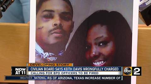 Baltimore Civilian Review Board claims Keith Davis wrongfully charged