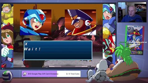 Let's Play Mega Man X4 (X Story Part 1) Broadcast July 1st 2022