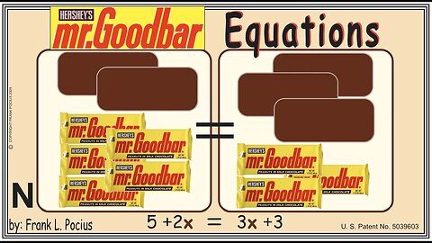 N1_vis mrGOODBAR X 5+2x=3x+3 _ SOLVING BASIC EQUATIONS _ SOLVING BASIC WORD PROBLEMS