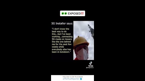 Five gee installer notices something bizarre...