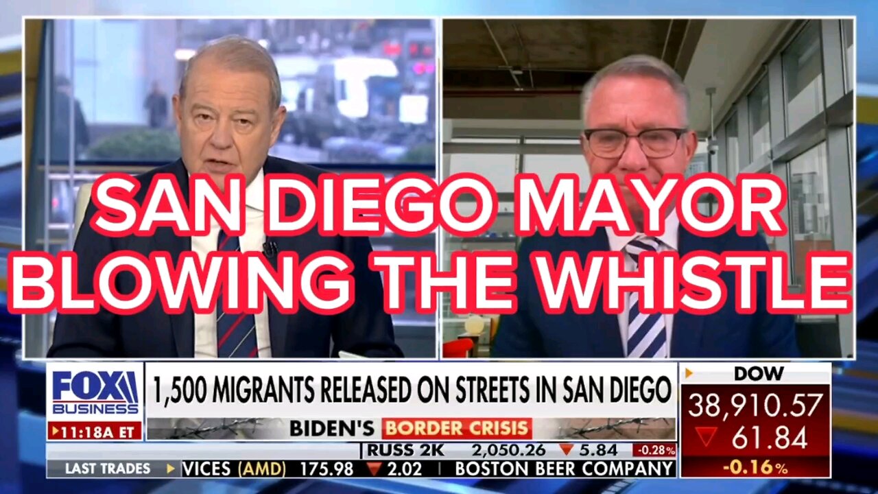 SAN DIEGO MAYOR BLOWS THE WHISTLE