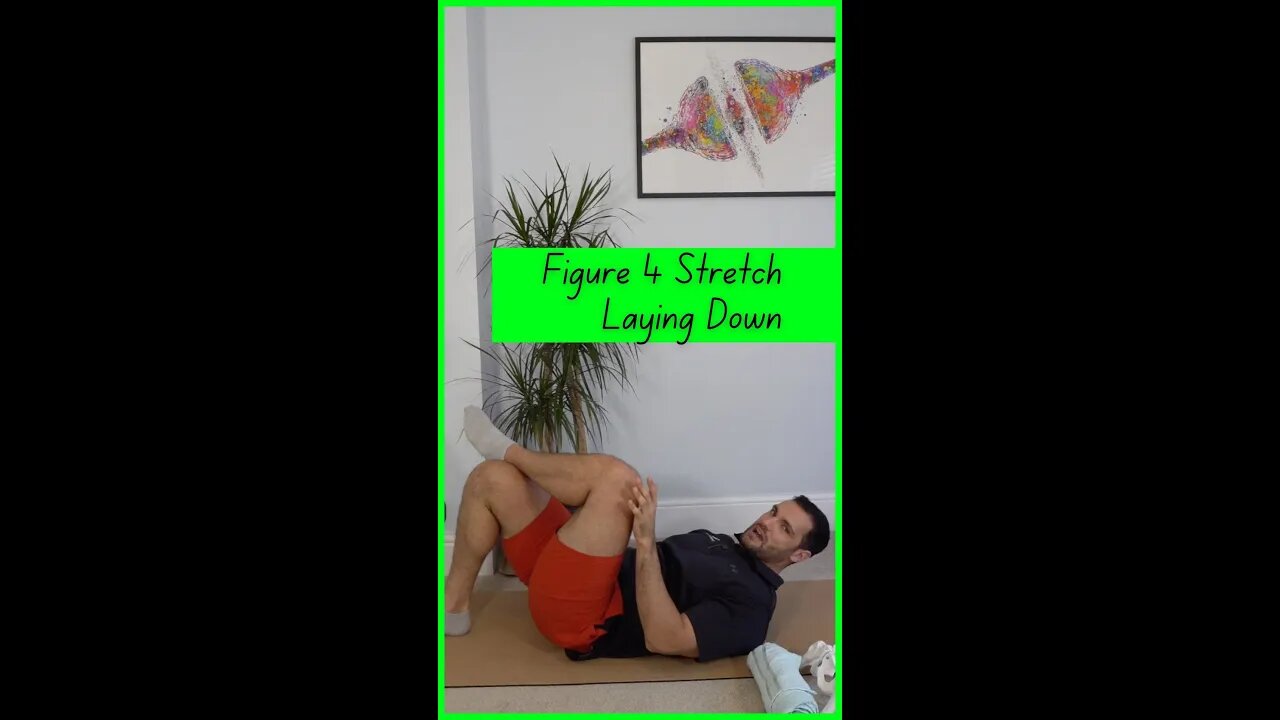 How To Stretch Your Glutes Safely! #backpain #shorts