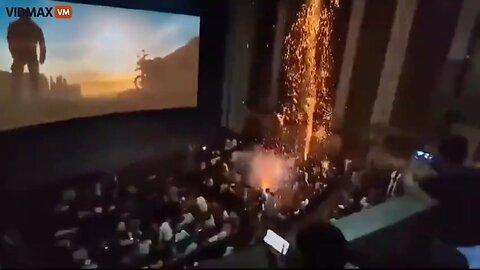 Some Morons Set Off Fireworks In The Middle Of A Crowded Movie Theatre