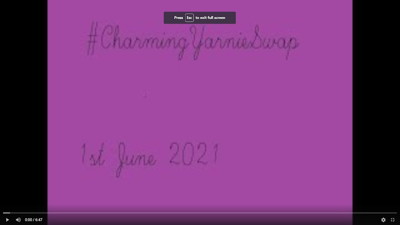 #CharmingYarnieSwap June 2021