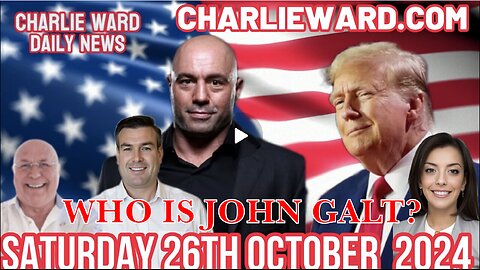 CHARLIE WARD DAILY NEWS- JOE ROGAN HOSTED PRESIDENT TRUMP. TY JGANON, SGANON, CLIF HIGH