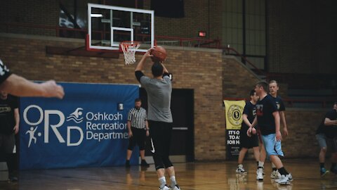 Old man basketball