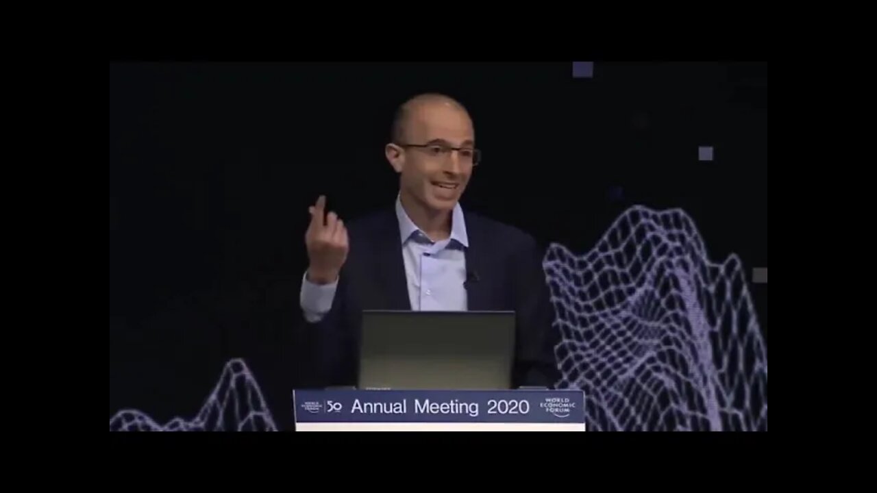 Dr. yuval noah Harari at the world economic forum 2020