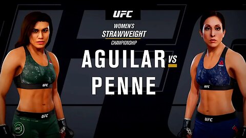 EA Sports UFC 3 Gameplay Jessica Penne vs Jessica Aguilar