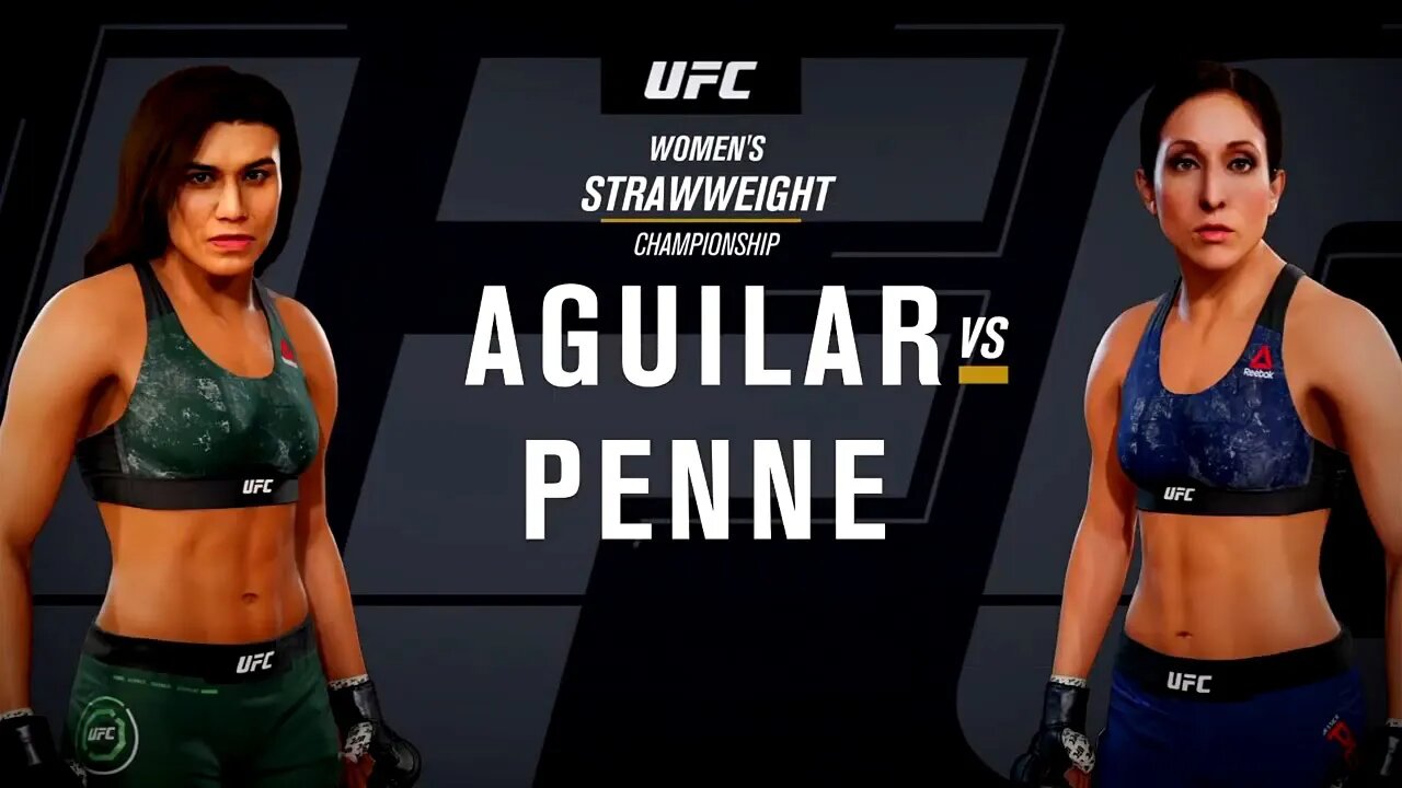 EA Sports UFC 3 Gameplay Jessica Penne vs Jessica Aguilar