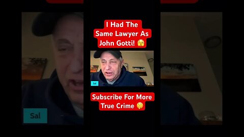 Sal Polisi On I Having Same Lawyer As John Gotti! 🫣 #johngotti #lawyer #criminal #crime