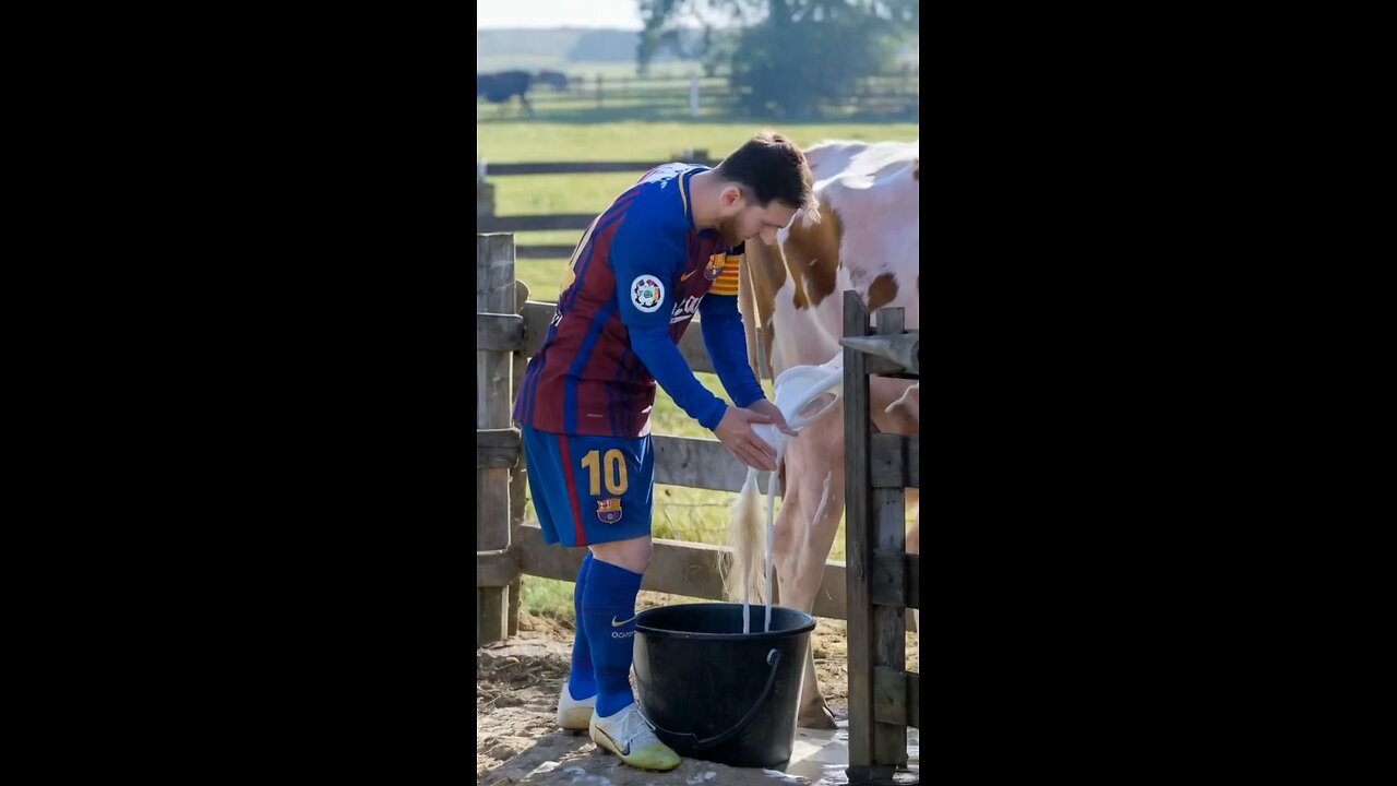 Lionel Messi the farmer hahaha 🤣