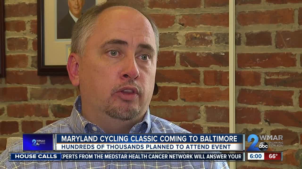 A major professional bike race is coming to Baltimore during Labor Day weekend 2020
