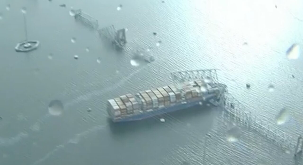 BREAKING - Cargo Ship Strikes Bridge in Maryland