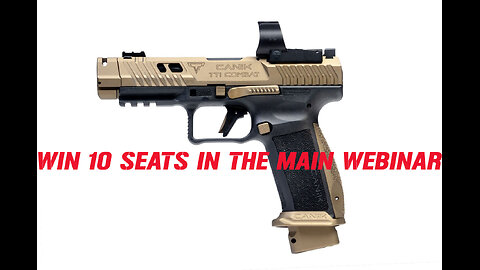 Canik TTI Combat MINI #2 FOR 10 SEATS IN THE MAIN WEBINAR