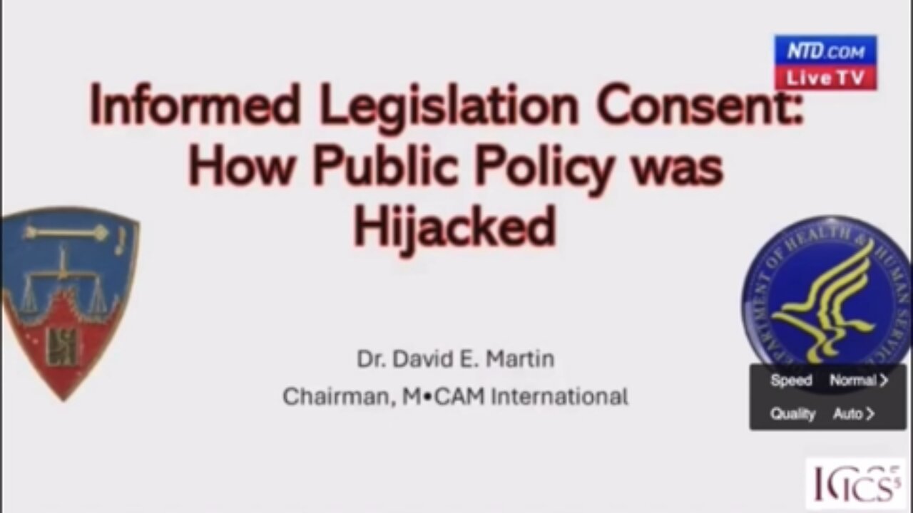 Dr. David Martin at the ICS in Washington DC
