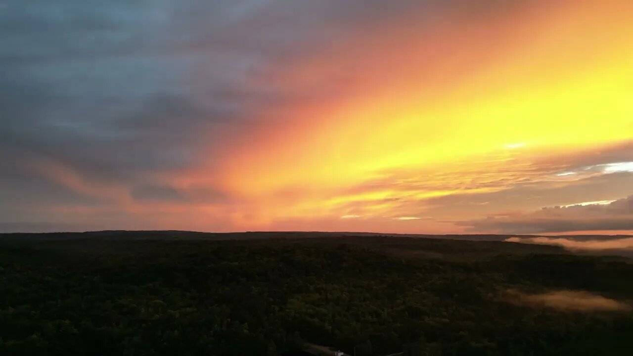 Sunset after storm in Nova Scotia