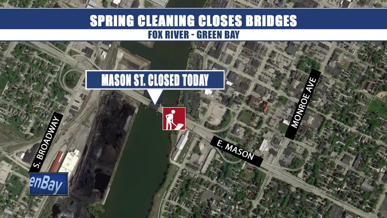 Fox River bridges closing for spring cleaning