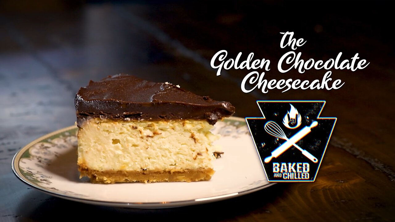 The Golden Chocolate Cheesecake