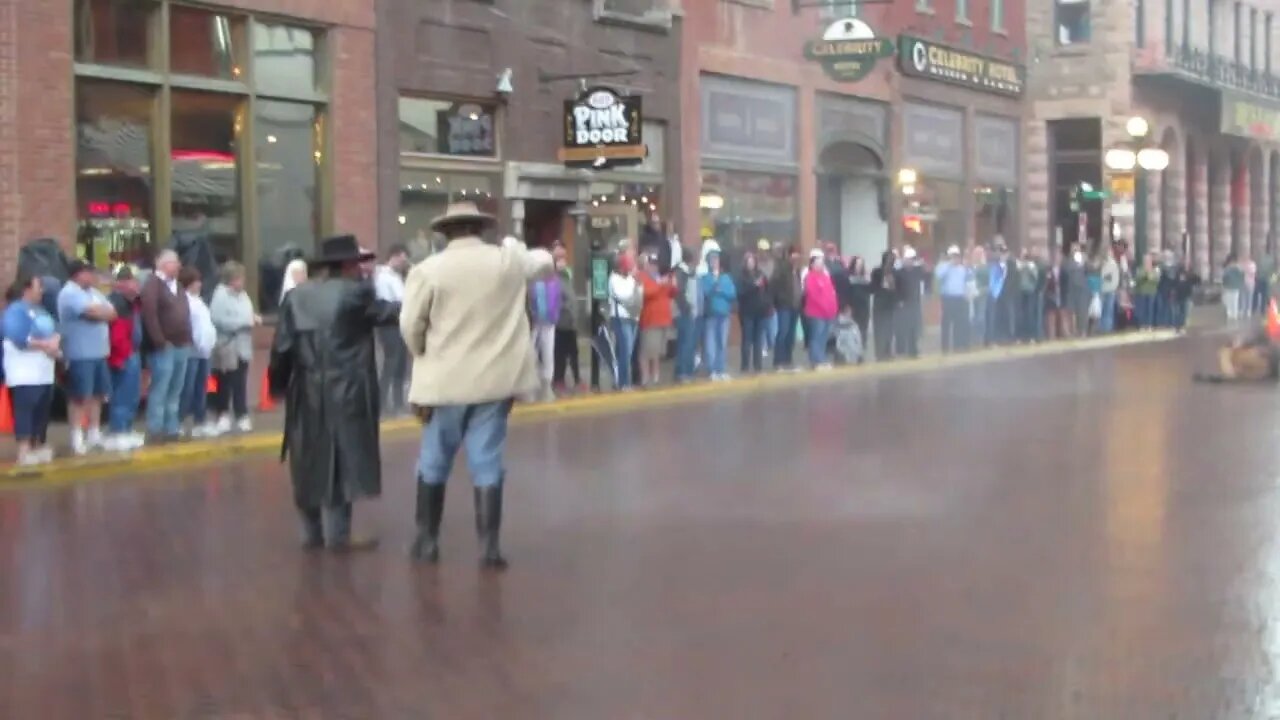 Deadwood, SD Main Street Shootout Reenactment
