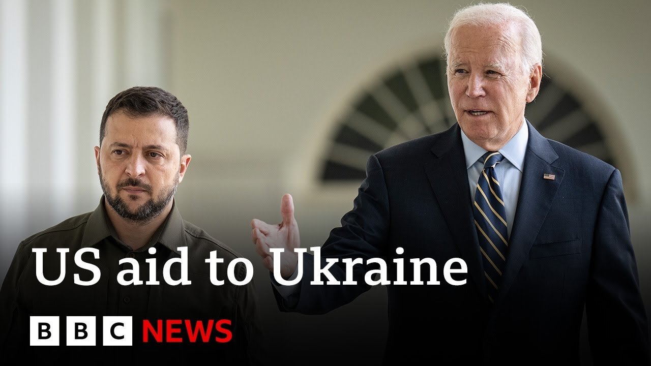 Ukraine war: Zelensky arrives in US in bid to rescue $60bn military aid | BBC News