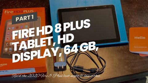 Fire HD 8 Plus tablet, HD display, 64 GB, our best 8" tablet for portable entertainment, Slate,...