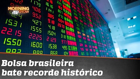 Bolsa registra patamar histórico: 110.300 pontos