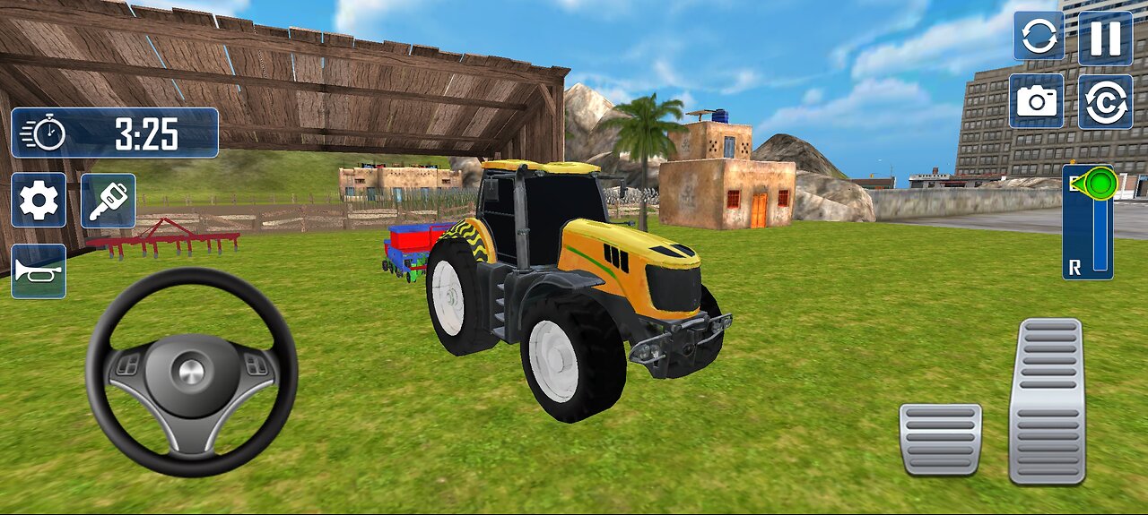 tractor 🚜 game play | tractor 🚜 game play tractor games rajsthan • Android game play 2024