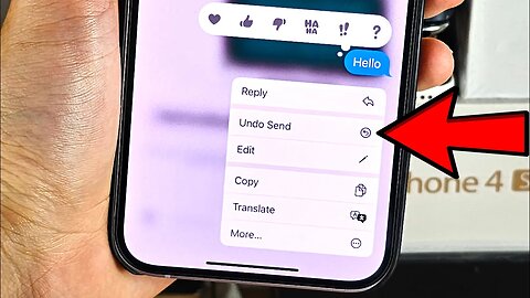 How To Unsend Messages on iMessage in iPhone iOS 17