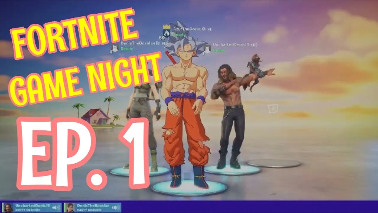 FORTNITE GAME NIGHT Ep. 1 - VICTORY ROYALE!