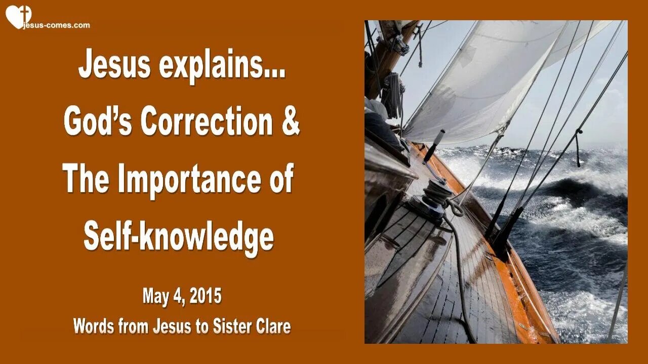 Rhema Oct 27, 2022 ❤️ Jesus explains... God's Correction & The Importance of Self-Knowledge