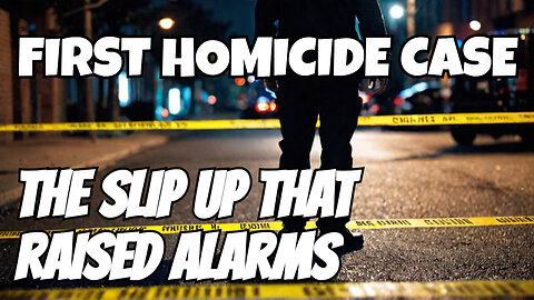 First Homicide Case - The Slip Up that Raised Alarms