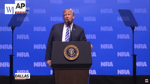 Trump Fires Up NRA Crowd, 'Our Liberty Is A Gift From Our Creator'